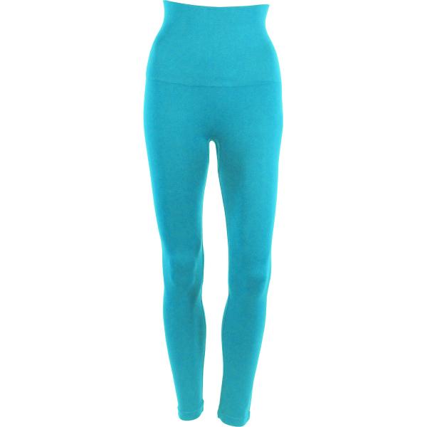 Wholesale 2477 - Magic Tummy Control SmoothWear Pants Turquoise Magic Tummy Control SmoothWear Leggings - 