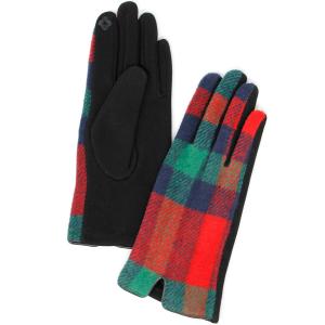 2390 - Touch Screen Smart Gloves LOG126 Green - 
