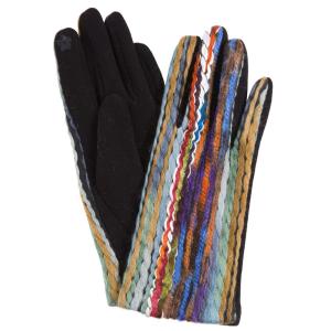 Wholesale 2390 - Touch Screen Smart Gloves 842-GN <br>Yarn Design - One Size Fits Most