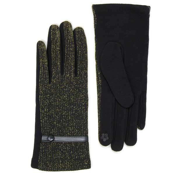 2390 - Touch Screen Smart Gloves LOG-194 Sparkle Gold<br>Touch Screen Gloves  - 
