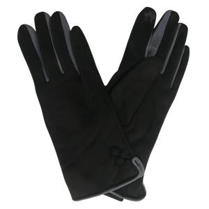 2390 - Touch Screen Smart Gloves SB - Black<br> 
Two Button Design - 