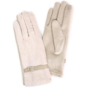 2390 - Touch Screen Smart Gloves LOG/227 - Ivory - 