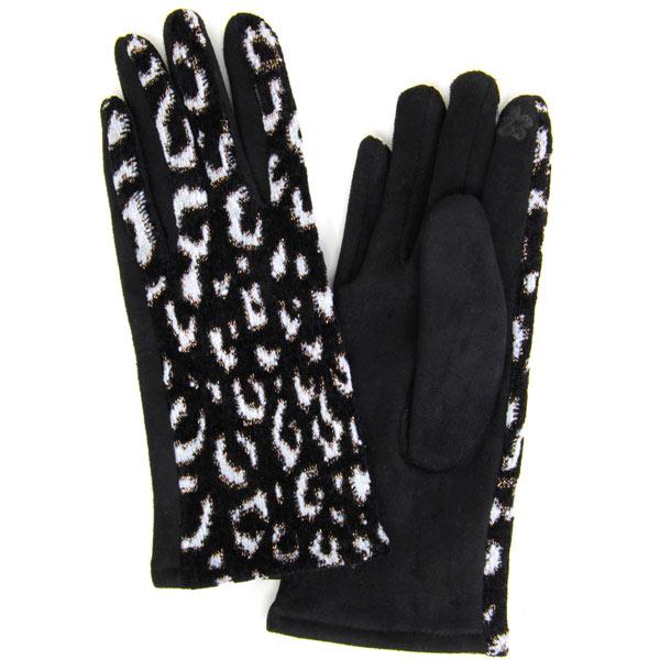 wholesale 2390 - Touch Screen Smart Gloves LOG/218 - Black - One Size Fits Most