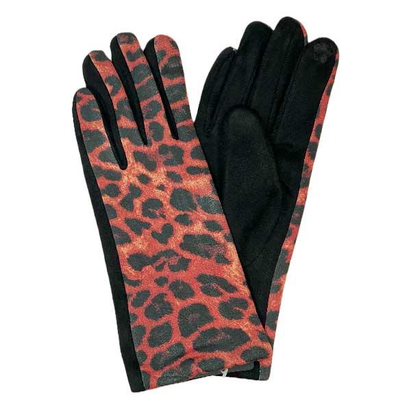 Wholesale 2390/T - Touch Screen Smart Gloves LEO<br>
Leopard - One Size Fits Most
