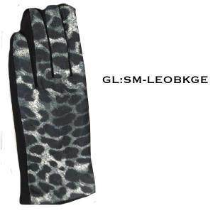 2390 - Touch Screen Smart Gloves Leopard Black/Grey<br>
Touch Screen Smart Gloves

 - One Size Fits Most