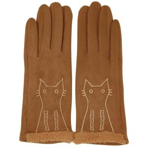 2390 - Touch Screen Smart Gloves 1224 - Camel Cat Silhouette<br>
Touch Screen Smart Gloves - One Size Fits Most