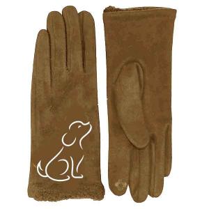 2390 - Touch Screen Smart Gloves 1226 - Camel Dog Silhouette<br>
Touch Screen Smart Gloves - One Size Fits Most