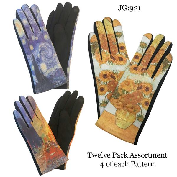 wholesale 2390/T - Touch Screen Smart Gloves  921 - Twelve Pack Assortment - 
