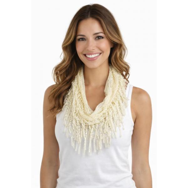 Wholesale 7777/T - Victorian Lace Infinities  7777 - Vanilla Cream #20 - 