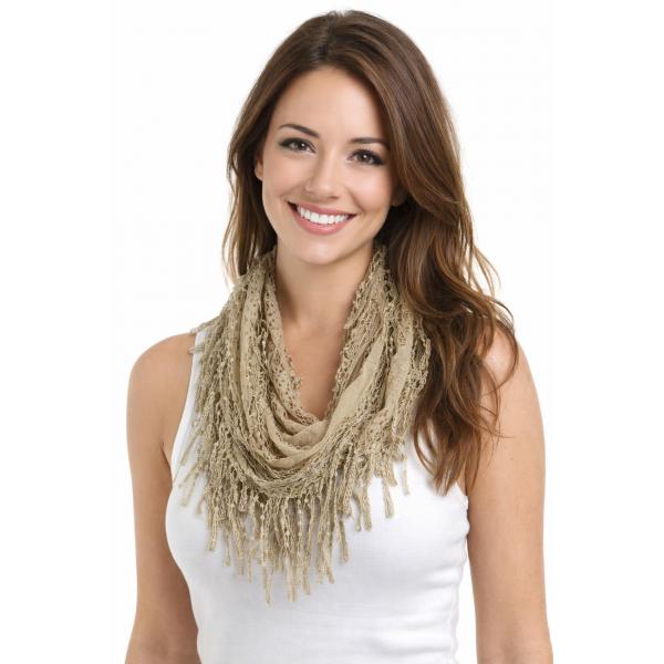 Wholesale 7777/T - Victorian Lace Infinities  7777 - Taupe #6  - 