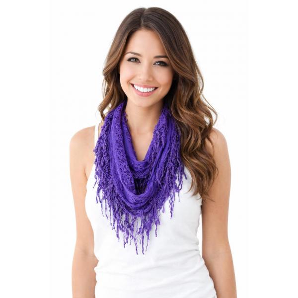 Wholesale 7777/T - Victorian Lace Infinities  7777 - Purple Grape #27 - 