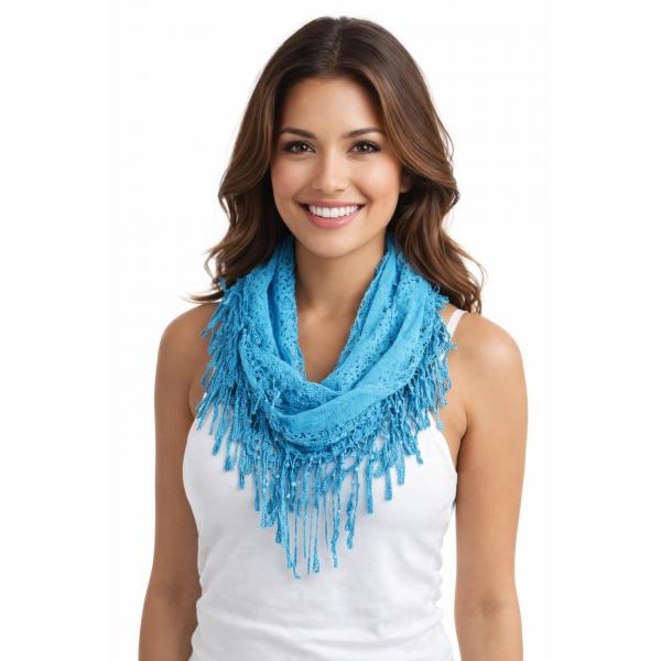 Wholesale 7777/T - Victorian Lace Infinities  7777 - Turquoise #9    - 
