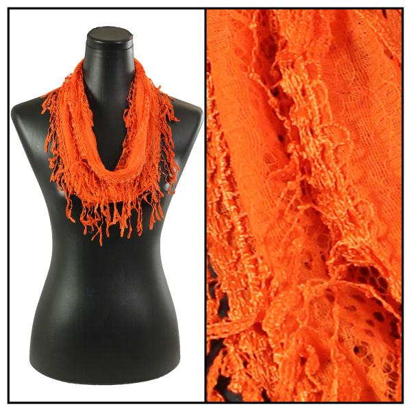 7777 - Victorian Lace Infinity Scarves Tiger Lily #39  - 
