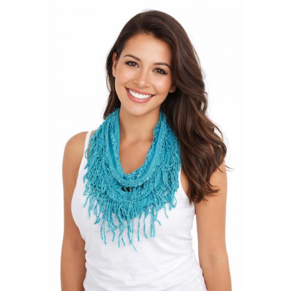 Wholesale 7777/T - Victorian Lace Infinities  7777 - Aquamarine #41 - 