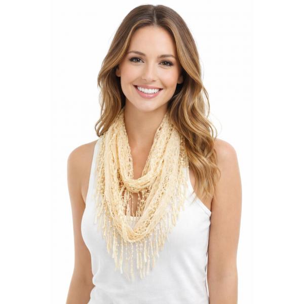 Wholesale 7777/T - Victorian Lace Infinities  7777 - Light Apricot #49 - 
