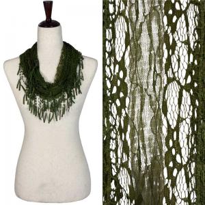 7777/T - Victorian Lace Infinities  7777 - Dark Moss  - 