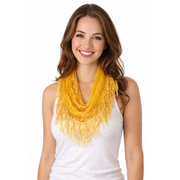 Wholesale 7777/T - Victorian Lace Infinities  7777 - Golden Yellow  - 