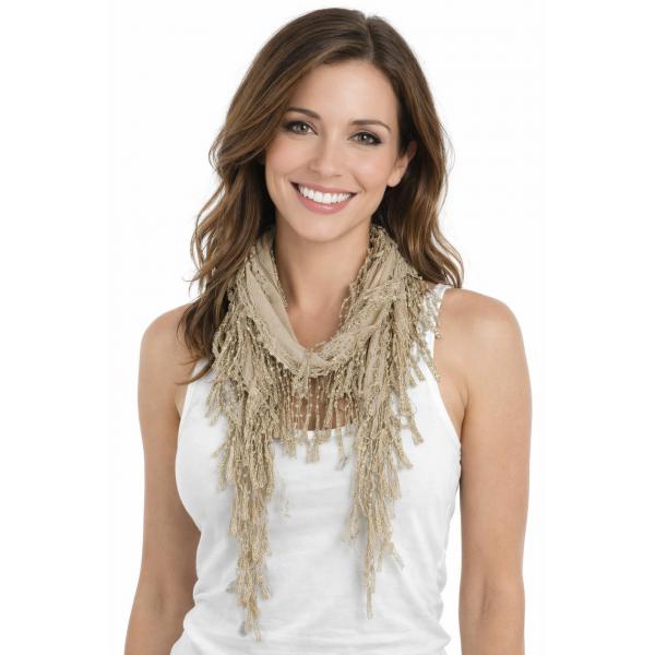 Wholesale 7777/T - Victorian Lace Infinities  7776 - Taupe - 