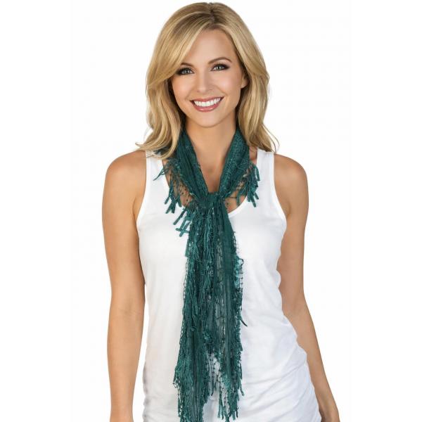 wholesale 7776/T - Victorian Lace Confetti Oblong Scarves 7776 - Hunter Green - 