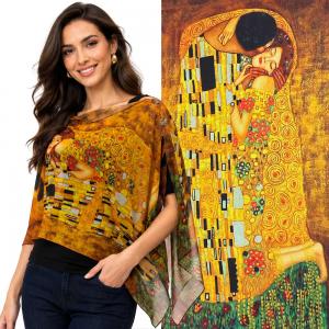 2451/T - Silky Two Button Shawl  ART/05<br>
The Kiss<br>
Shell Buttons - 