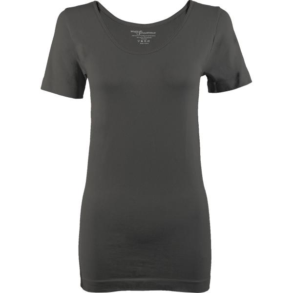 Wholesale 2476 - Magic SmoothWear Short Sleeve Grey/Charcoal - 