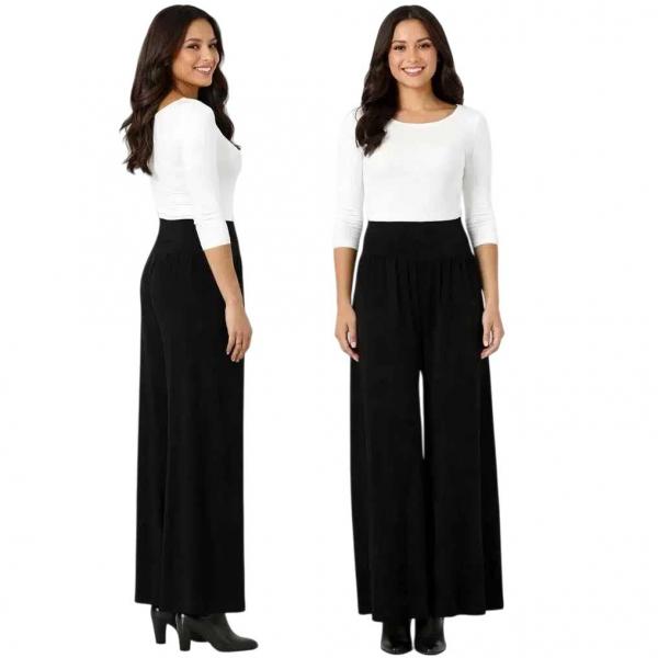 Wholesale 2477 - Magic Tummy Control SmoothWear Pants Black - Long