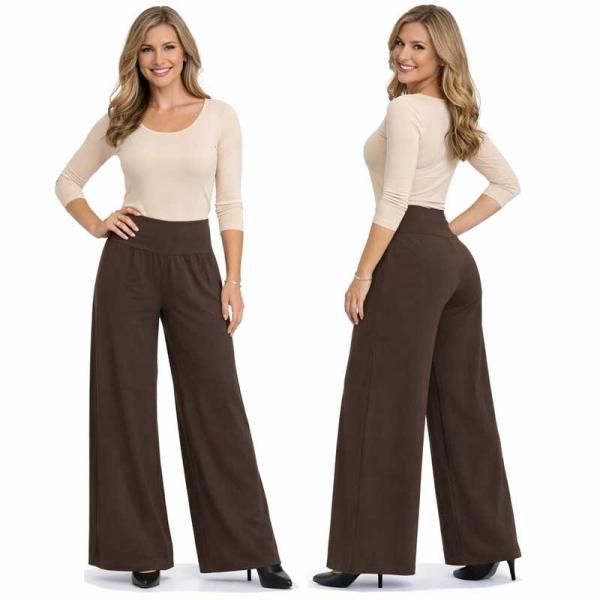 Wholesale 2477 - Magic Tummy Control SmoothWear Pants Espresso - Short
