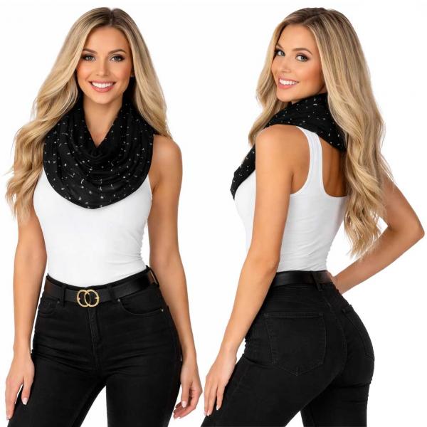 wholesale 3059 - Stars Infinity Scarves 3059 - Black<br>
Stars Infinity  - 