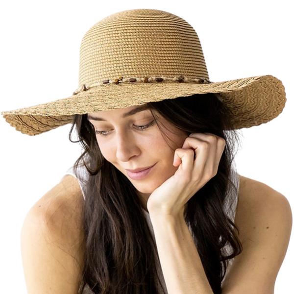 wholesale 2489 - Summer Hats 1007 - Tan<br>
Summer Hat - 