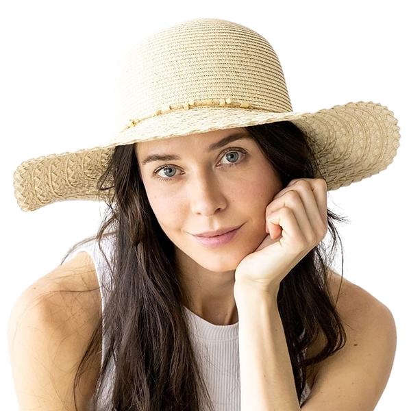 2489 - Summer Hats 1007 - Natural<br>
Summer Hat **** - One Size Fits Most