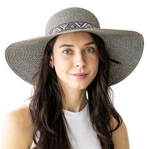 2489 - Summer Hats 1008 - Grey Tones<br>
Summer Hat - One Size Fits Most