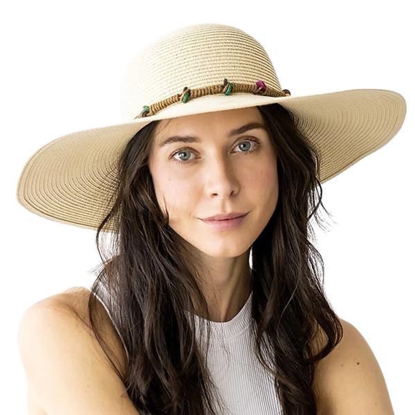 2489 - Summer Hats 1009 - Natural<br>
Summer Hat - One Size Fits Most