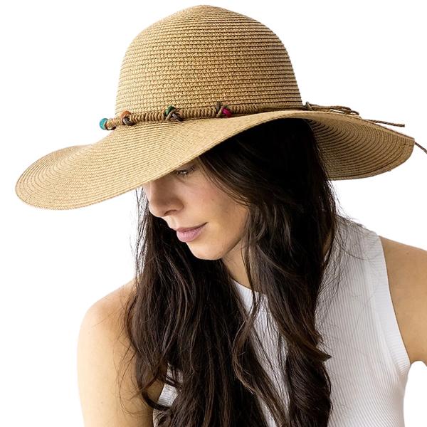 wholesale 2489 - Summer Hats 1009 - Tan<br>
Summer Hat - One Size Fits Most