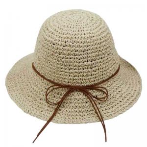 Wholesale 2489 - Summer Hats LC3/BE2 - Beige
 - One Size Fits Most