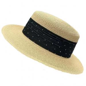 Wholesale 2489 - Summer Hats LC8 - Khaki<br>
Raffia Flat Top - One Size Fits Most