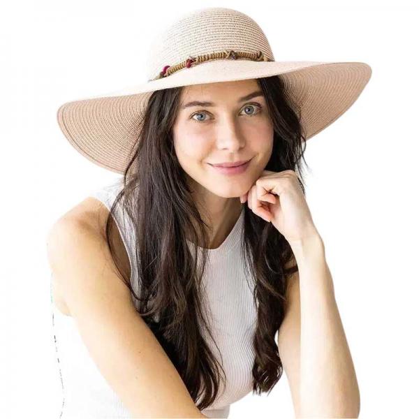 wholesale 2489 - Summer Hats 1009 - Light Pink<br>
Summer Hat  - One Size Fits Most