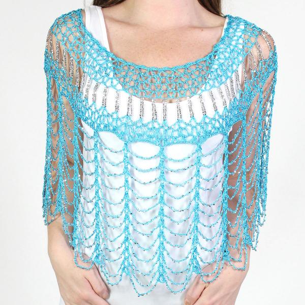 Elegant Shanghai Beaded Poncho - Taupe with Black Beading main image 0