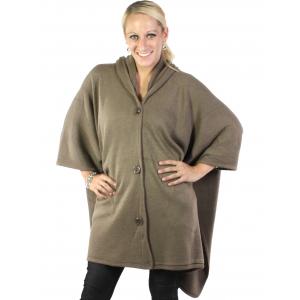 8708 - Hoodie Capes  8708 - Taupe<br>
Hoodie Cape  - 
