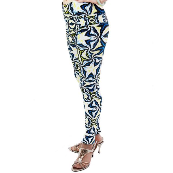 Wholesale 2606 - Velour Leggings - Ankle Length #669 Abstract Paisley - One Size Fits All