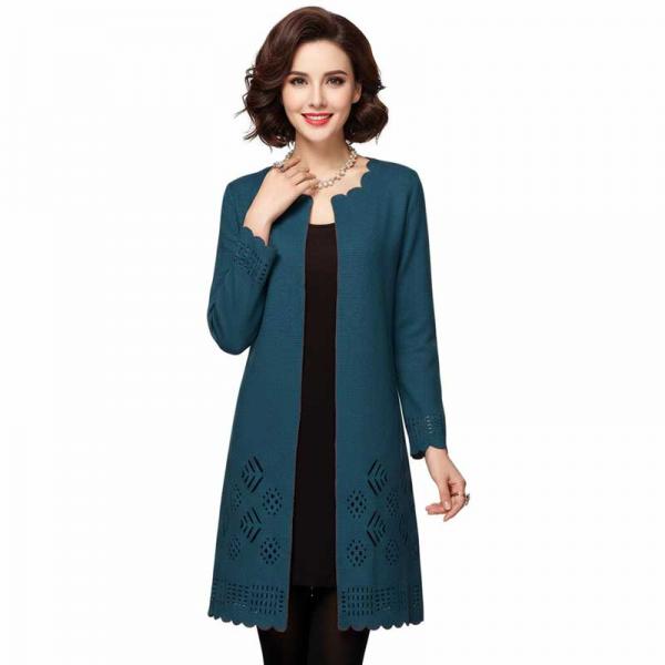 wholesale 2638 - Art Crush - Swing Jacket  Teal  - 