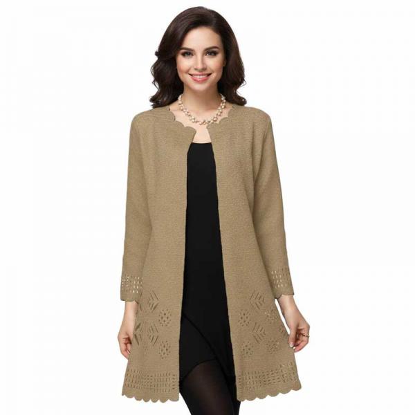 wholesale 2638 - Art Crush - Swing Jacket  Champagne  - 