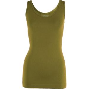 2819 - Magic SmoothWear Tanks and Sleeveless Tops Avocado Tank - Slimming One Size Fits Most 