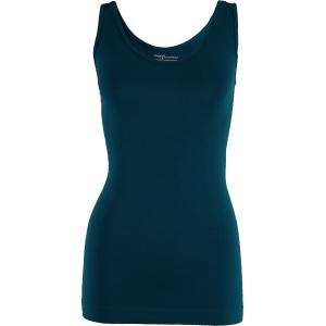 2819 - Magic SmoothWear Tanks and Sleeveless Tops Dark Teal Tank - Slimming One Size Fits Most 