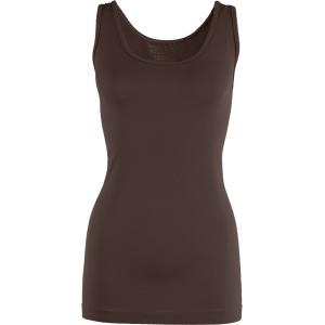 2819 - Magic SmoothWear Tanks and Sleeveless Tops Espresso Tank - Slimming One Size Fits Most 