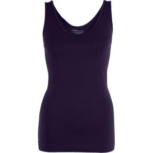 2819 - Magic SmoothWear Tanks and Sleeveless Tops Plum Tank - Slimming One Size Fits Most 