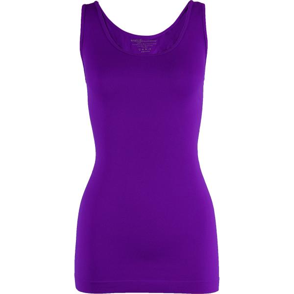 2819 - Magic SmoothWear Tanks and Sleeveless Tops Purple Tank - Slimming One Size Fits Most 