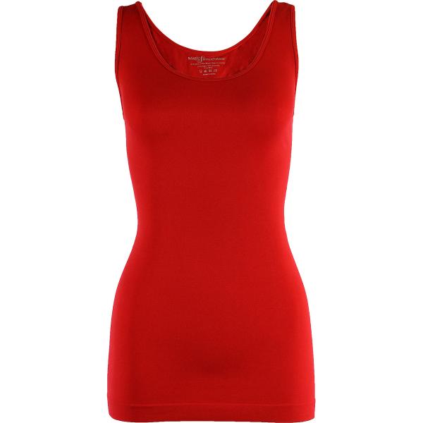 Wholesale 2819 - Magic SmoothWear Tanks and Sleeveless Tops Red Tank MB - Slimming One Size Fits Most 
