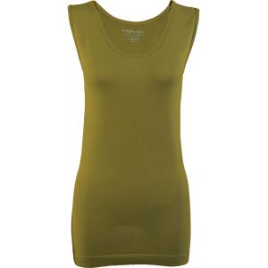 2819 - Magic SmoothWear Tanks and Sleeveless Tops Avocado - Slimming One Size Fits Most