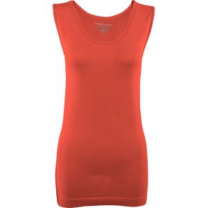 2819 - Magic SmoothWear Tanks and Sleeveless Tops Coral - Slimming One Size Fits Most