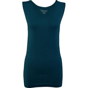 2819 - Magic SmoothWear Tanks and Sleeveless Tops Dark Teal - Slimming One Size Fits Most